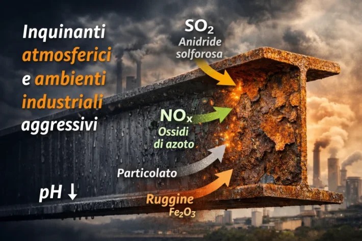Inquinanti atmosferici e ambienti industriali aggressivi