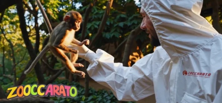 Scimmia zooccarato 1aprile