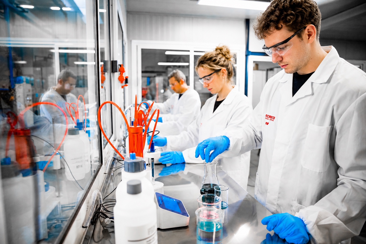 Zoccarato in-house laboratory for inspections on surface treatments