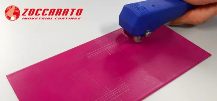test di aderenza vernice quadrettatura