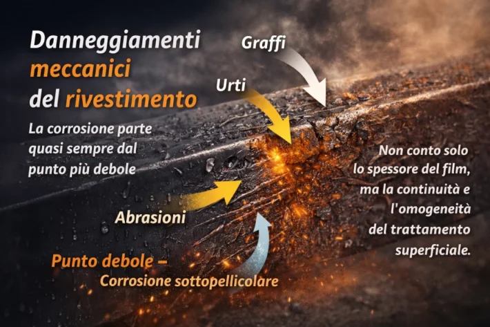 Perché il metallo si corrode? I 7 fattori da non sottovalutare